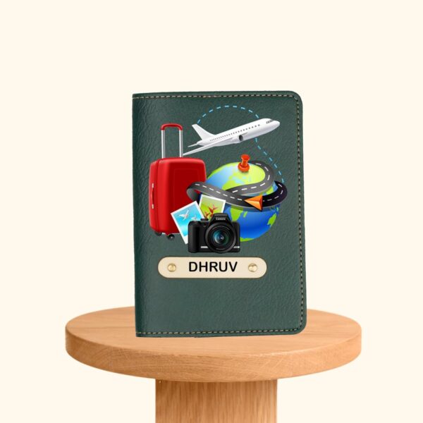 1748809284 YOUR GIFT STUDIO Customized Leather Unisex Passport Cover Printed Leather Passport Holder with Name Engrave Leather Passport Case Travel Accessories Travel 7.0