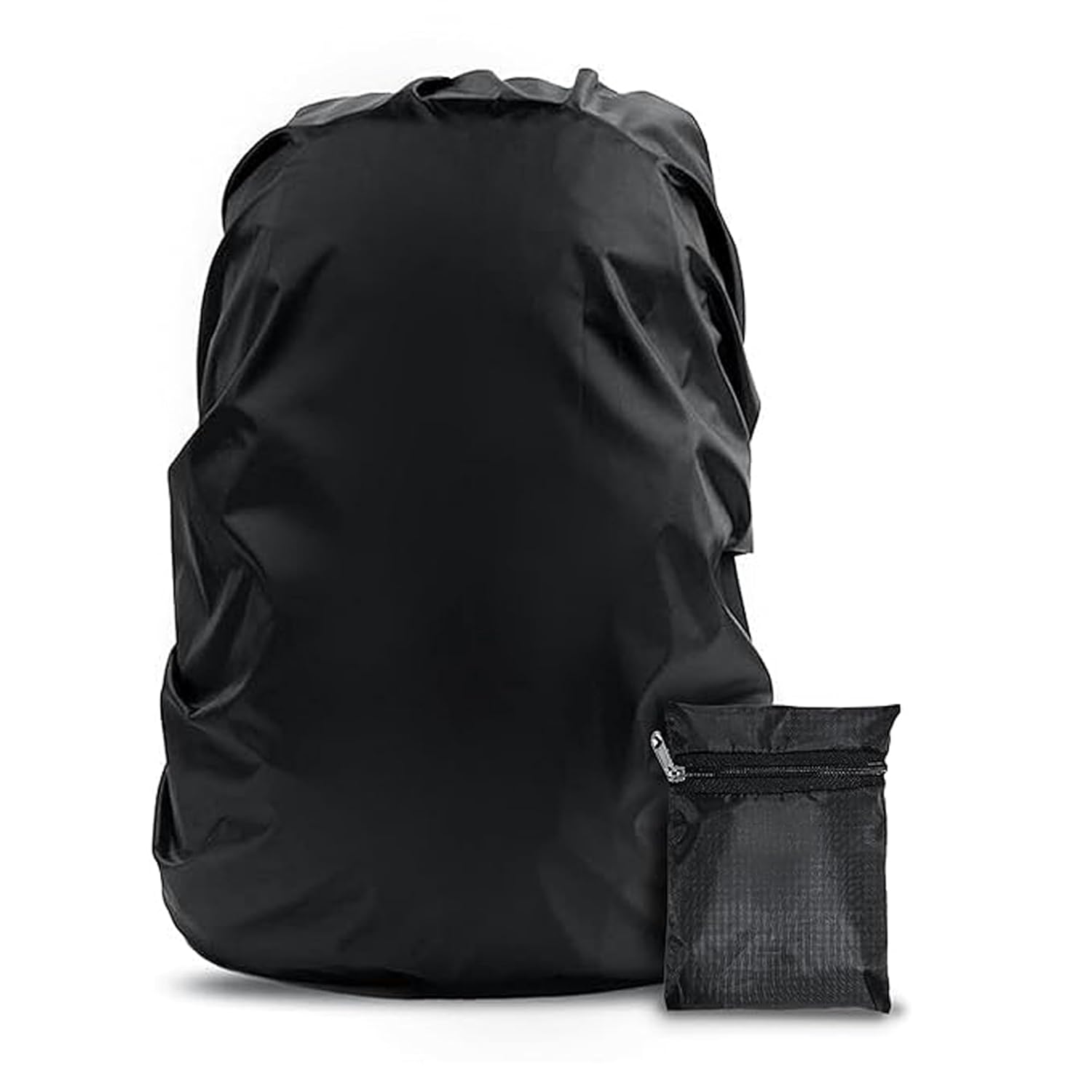 Billebon Rain Cover for Bag Waterproof Dustproof Protector Elastic Adjustable Billebon Rain Cover for Bag Waterproof Dustproof Protector Elastic Adjustable for Trekking, Laptop, School, College, Office Bag Upto 35Ltr Rain Cover Backpack with Pouch.