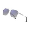FEISEDY Retro Square Aviator Sunglasses for Men Women Vintage 70s Pilot Shades Classic Metal Frame B2845