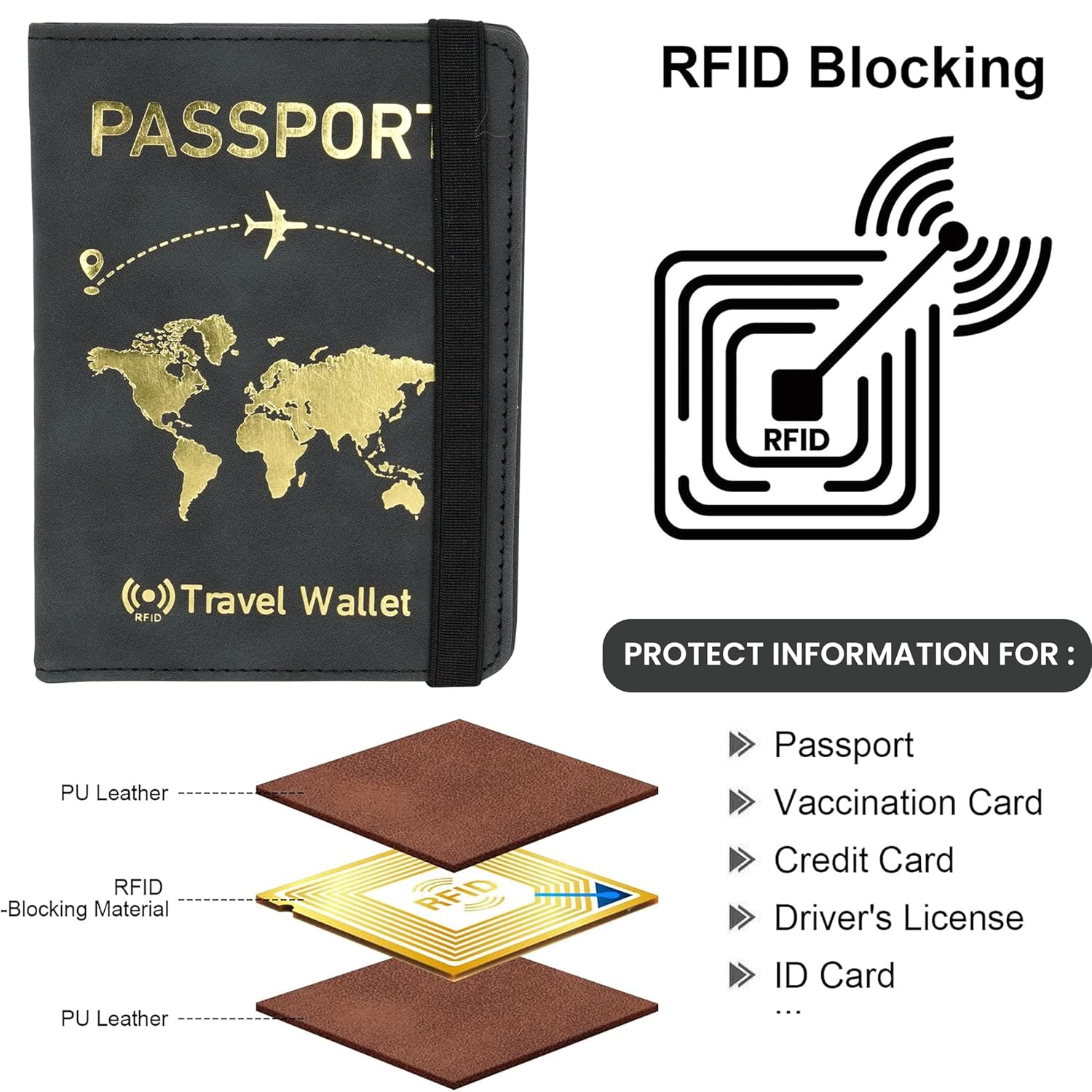 1734430110_Storite-RFID-Blocking-PU-Leather-Travel-Passport-Holder-Cover-Travel-Wallet-Organizers-Passport-Case-Travel-Document-Organizer-for-Men-WomenDark-Grey-14.8-X-11-CM.jpg 1734430110 Storite RFID Blocking PU Leather Travel Passport Holder Cover Travel Wallet Organizers Passport Case Travel Document Organizer for Men WomenDark Grey 14.8 X 11 CM