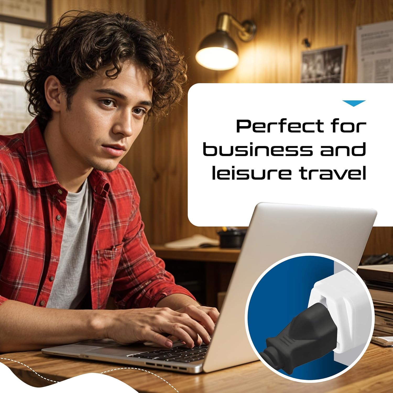 1735299817 Ceptics India to Italy Libya Chile More Type L Travel Adapter Plug CE Certified RoHS Compliant 3 Pack GP 12A 3PK