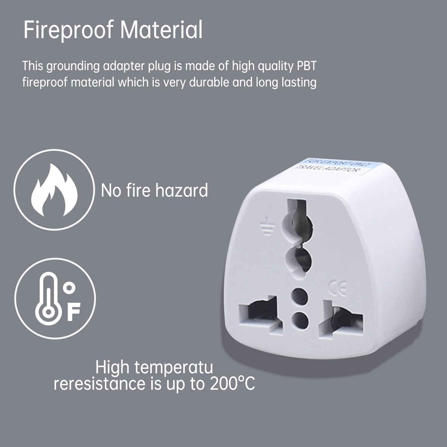 1735397314 KAVANA 3pcs Type A US Converter Plug India to USA Universal Travel Adapter for USA Canada Mexico Brazil Philippines Cuba Thailand Taiwan Japan Panama etc