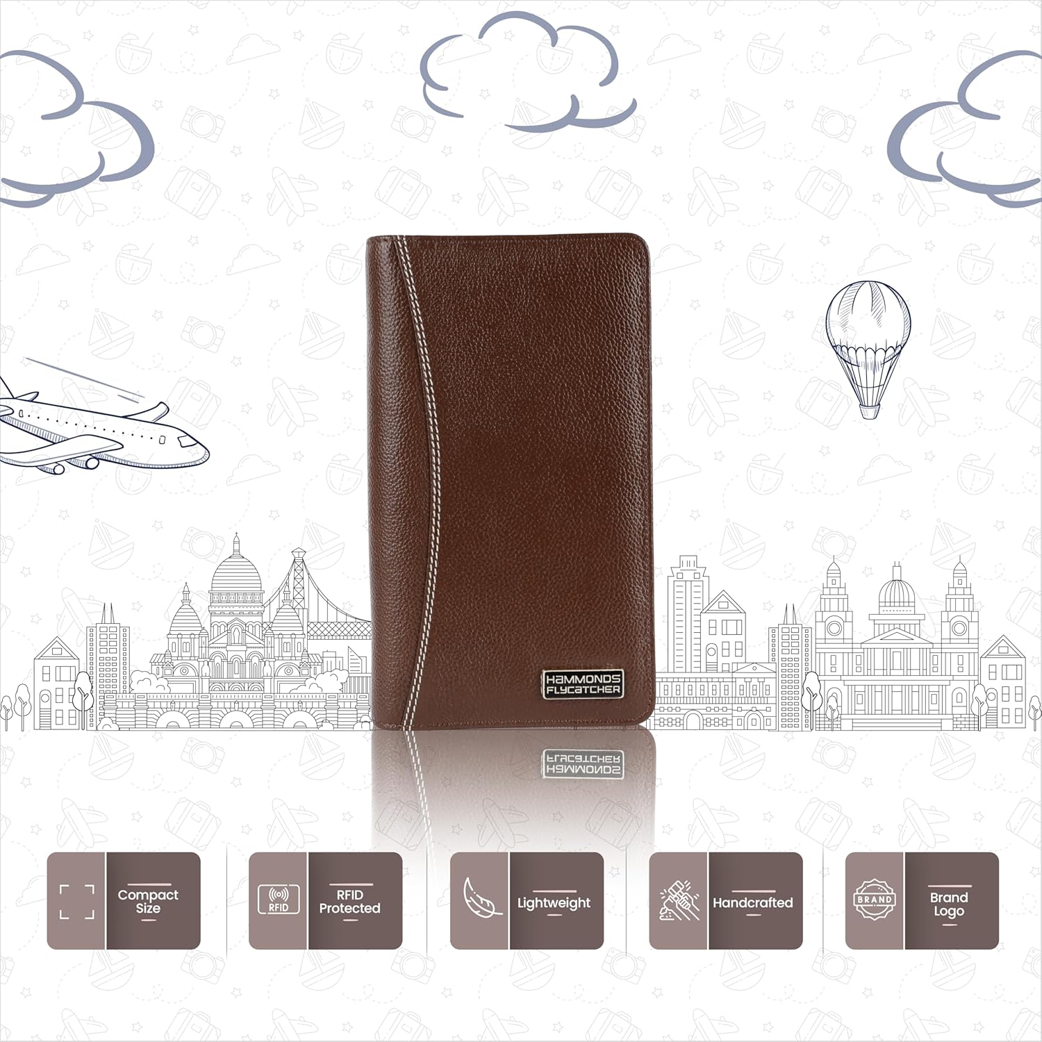 HAMMONDS-FLYCATCHER-Genuine-Leather-Passport-Cover-Passport-Holder-for-Men-and-Women-Travel-Accessories-Document-Organizer-RFID-Protected-Passport-Wallet-with-Card-Slots-for-Trips-Brushwood.jpg HAMMONDS FLYCATCHER Genuine Leather Passport Cover Passport Holder for Men and Women Travel Accessories Document Organizer RFID Protected Passport Wallet with Card Slots for Trips Brushwood