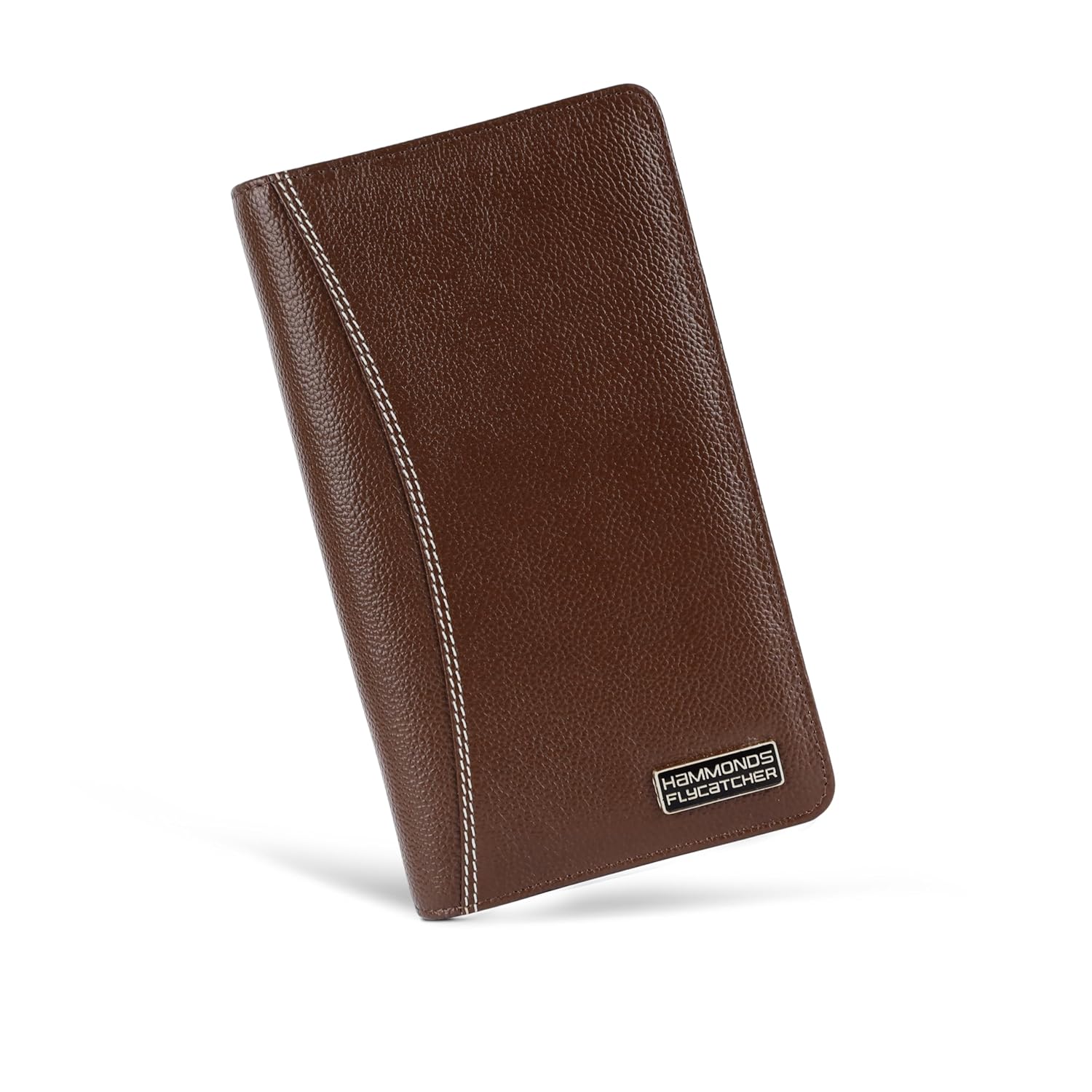 HAMMONDS FLYCATCHER Genuine Leather Passport Cover, Passport Holder for Men HAMMONDS FLYCATCHER Genuine Leather Passport Cover, Passport Holder for Men and Women - Travel Accessories Document Organizer, RFID Protected Passport Wallet with Card Slots for Trips - Brushwood