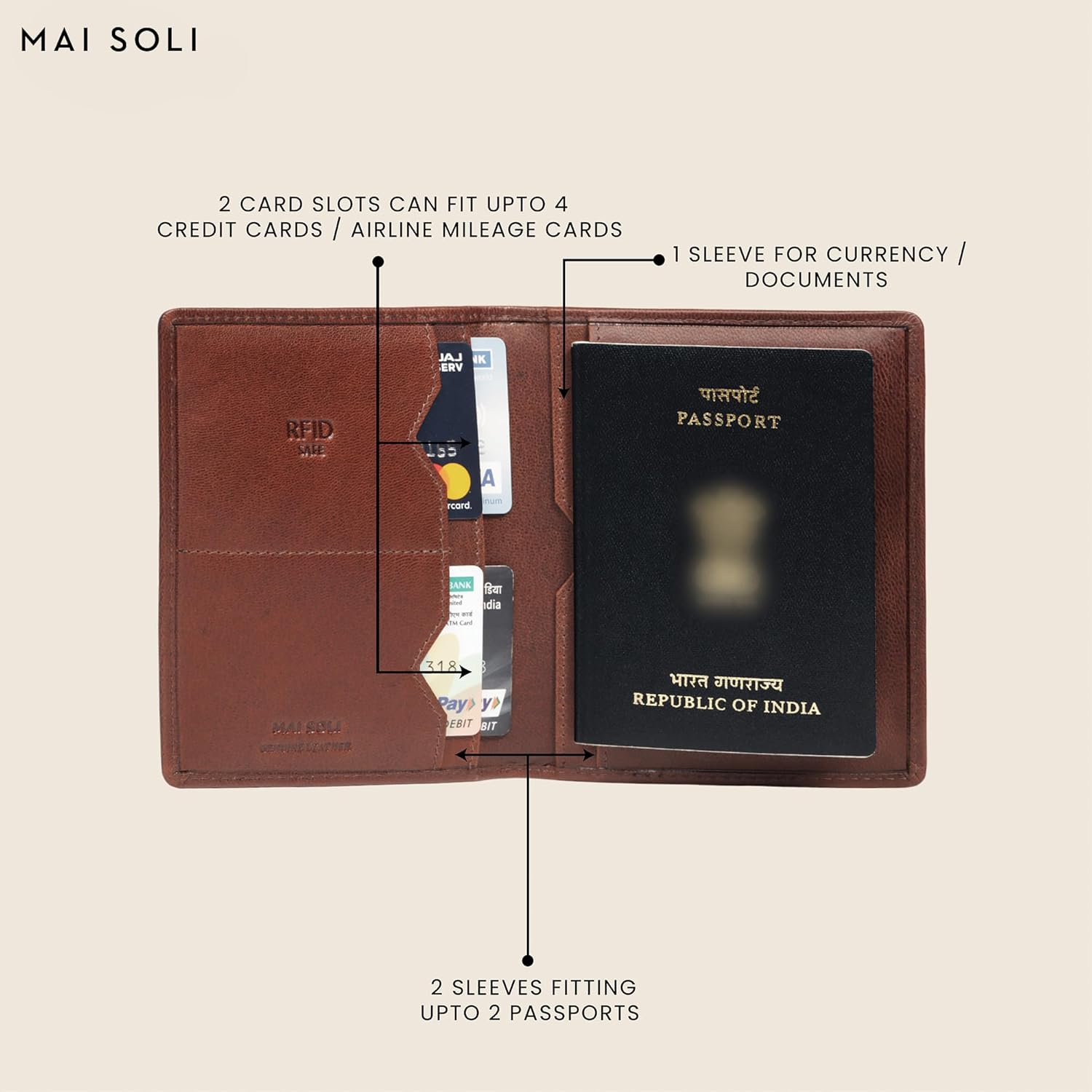 MAI-SOLI-Genuine-Leather-Harbor-Travel-Wallet-Passport-Cover-2-Passport-Holder-Slots-with-Flap-Closer-1-Note-Compartment-RFID-Protected-Passport-Wallet-Brown.jpg MAI SOLI Genuine Leather Harbor Travel Wallet Passport Cover 2 Passport Holder Slots with Flap Closer 1 Note Compartment RFID Protected Passport Wallet Brown