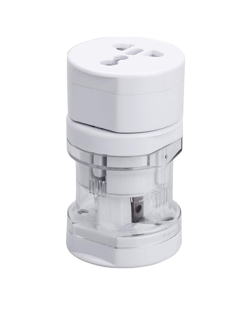 Redclip Universal Travel Adapter Set Europe EU European Travel Adapter International Adaptor Worldwide Power Plug for USA UK AUS Japan China Itlay Germany Canada (White)