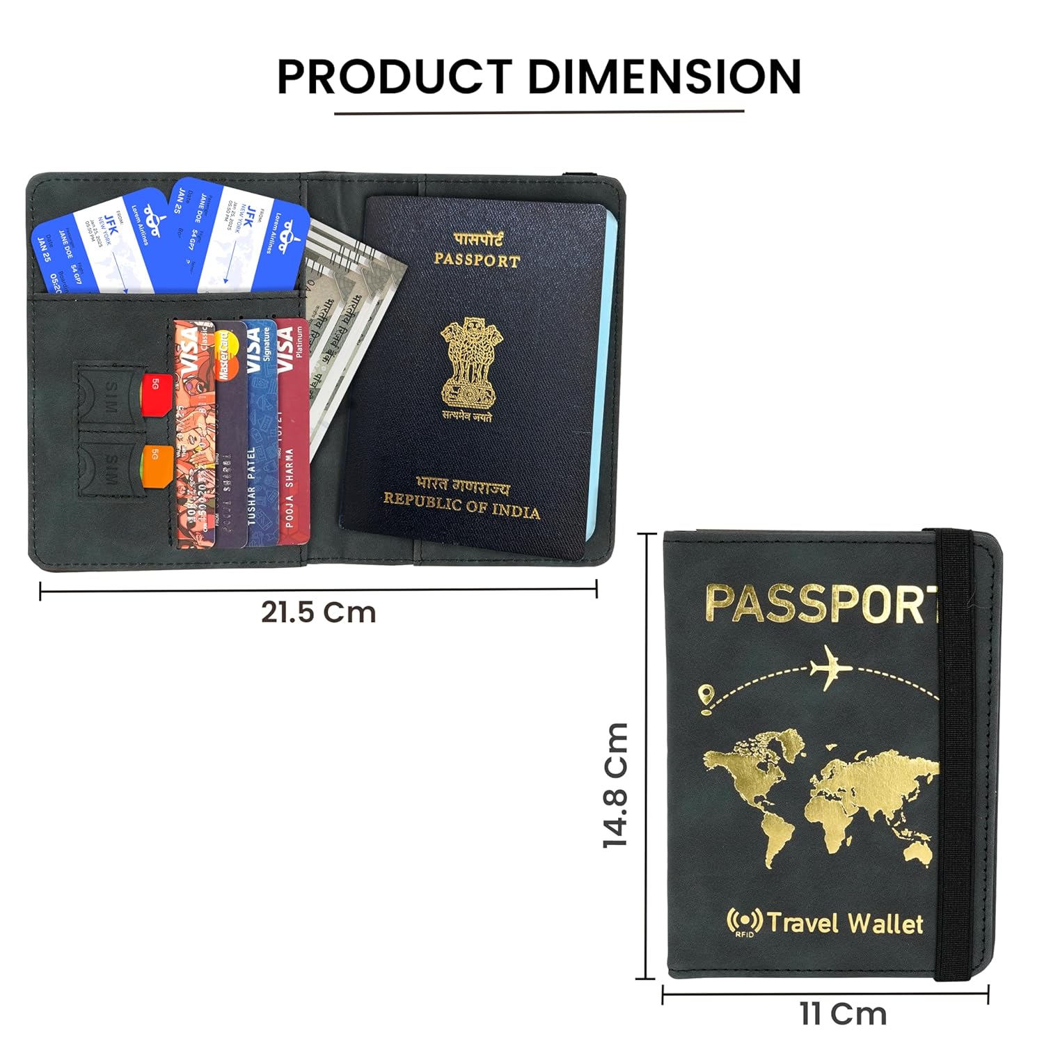 Storite-RFID-Blocking-PU-Leather-Travel-Passport-Holder-Cover-Travel-Wallet-Organizers-Passport-Case-Travel-Document-Organizer-for-Men-WomenDark-Grey-14.8-X-11-CM.jpg Storite RFID Blocking PU Leather Travel Passport Holder Cover Travel Wallet Organizers Passport Case Travel Document Organizer for Men WomenDark Grey 14.8 X 11 CM