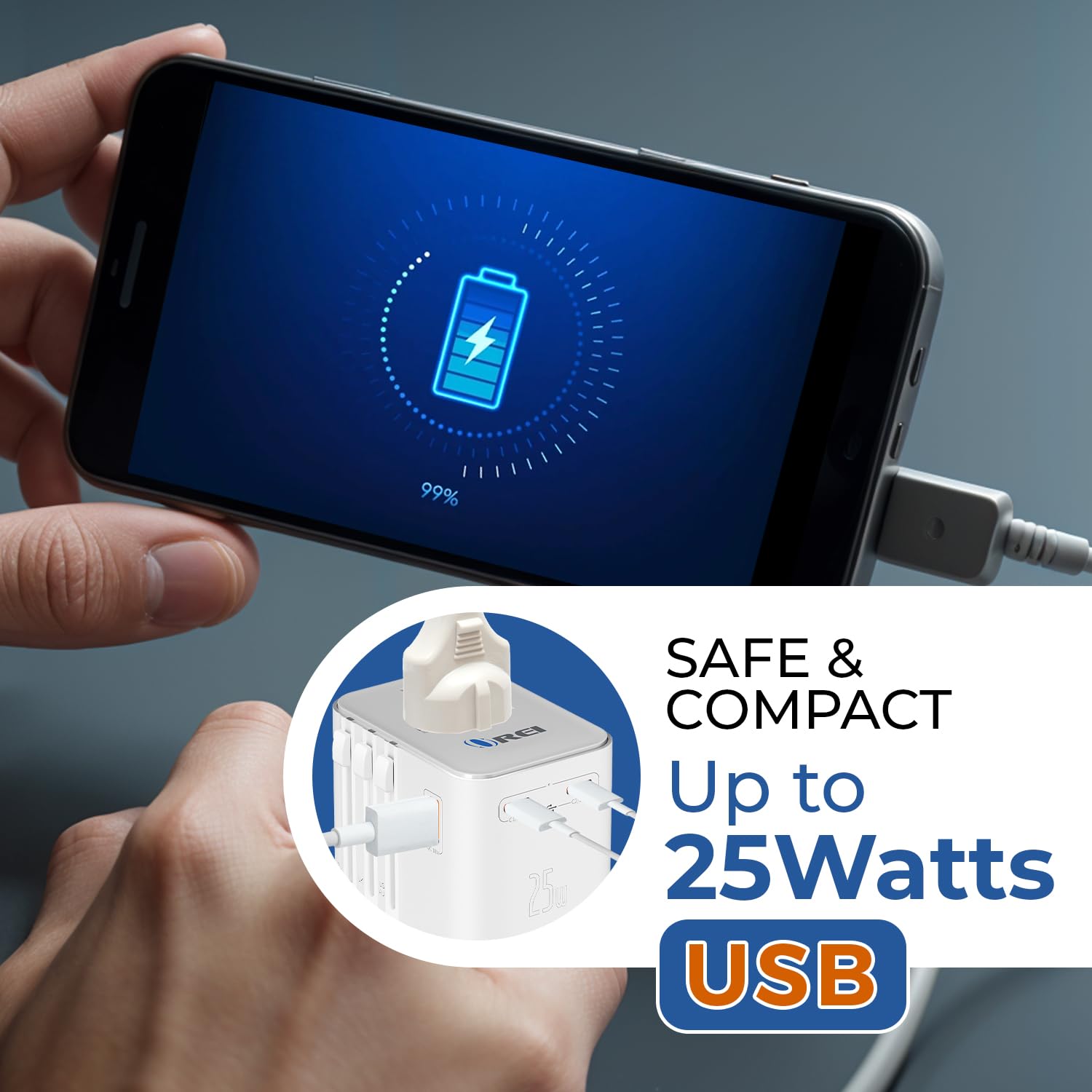 1735957076_OREI-25Watt-Universal-Charger-Adapter-2X-USBC-1XUSB-A-4-in-1-International-Travel-Adapter-10-Years-Warranty-Universal-Travel-Adapter-Compatible-150-Countries-Type-C-A-G-I-Compatible.jpg 1735957076 OREI 25Watt Universal Charger Adapter 2X USBC 1XUSB A 4 in 1 International Travel Adapter 10 Years Warranty Universal Travel Adapter Compatible 150 Countries Type C A G I Compatible