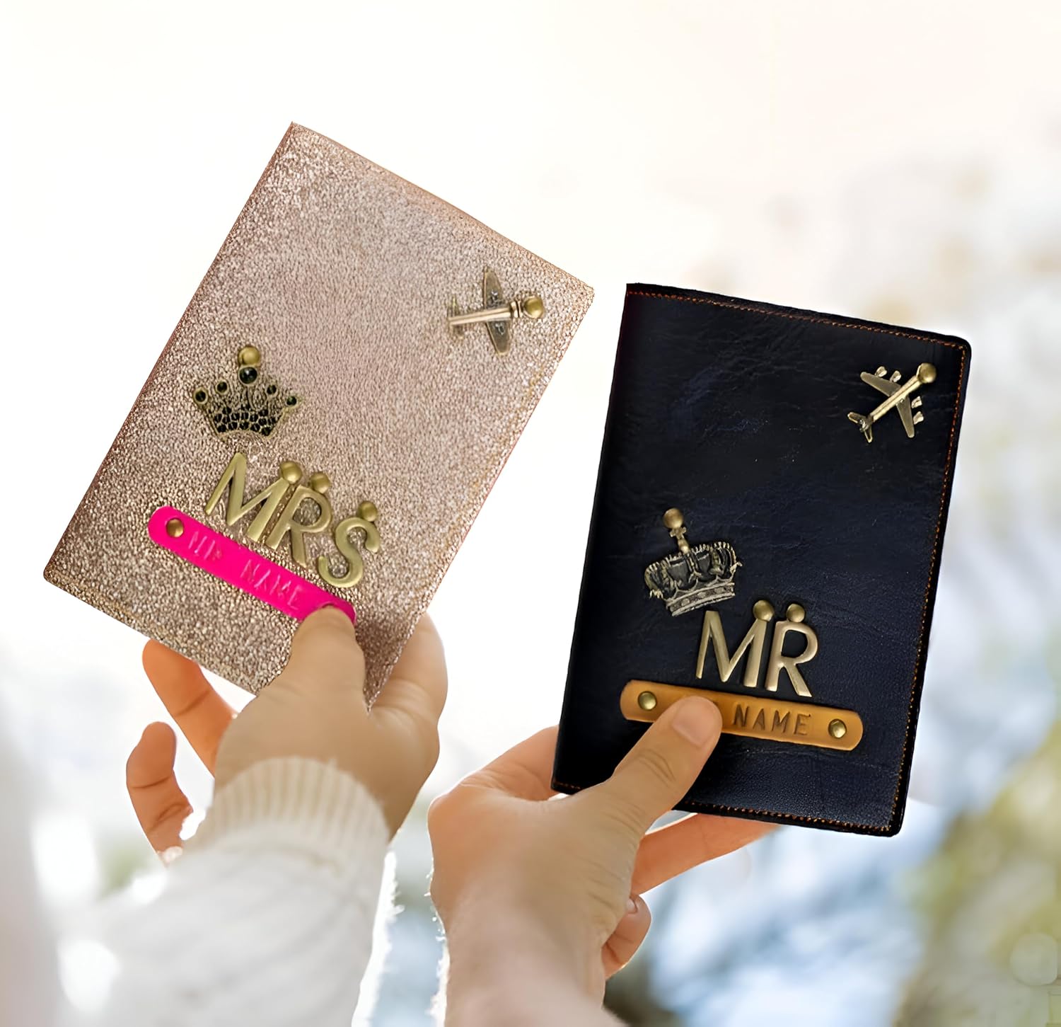 1736407980_The-Junket-Mr-Mrs-Customized-Faux-Leather-Unisex-Couple-Passport-Cover-Personalized-Name-and-Charms-for-MensWomens-Gift-for-BirthdayAnniversary.jpg 1736407980 The Junket Mr Mrs Customized Faux Leather Unisex Couple Passport Cover Personalized Name and Charms for MensWomens Gift for BirthdayAnniversary