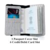 1737013638 AICA Unisex Adult Personalised Name Charm Color Textured Leather Couple Passport Cover 2Pcs Passport Cover For Couple Anniversary Wedding Marriage Gifts For Couples Husband Wife Mr Mrs