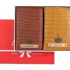 1737013646 AICA Unisex Adult Personalised Name Charm Color Textured Leather Couple Passport Cover 2Pcs Passport Cover For Couple Anniversary Wedding Marriage Gifts For Couples Husband Wife Mr Mrs