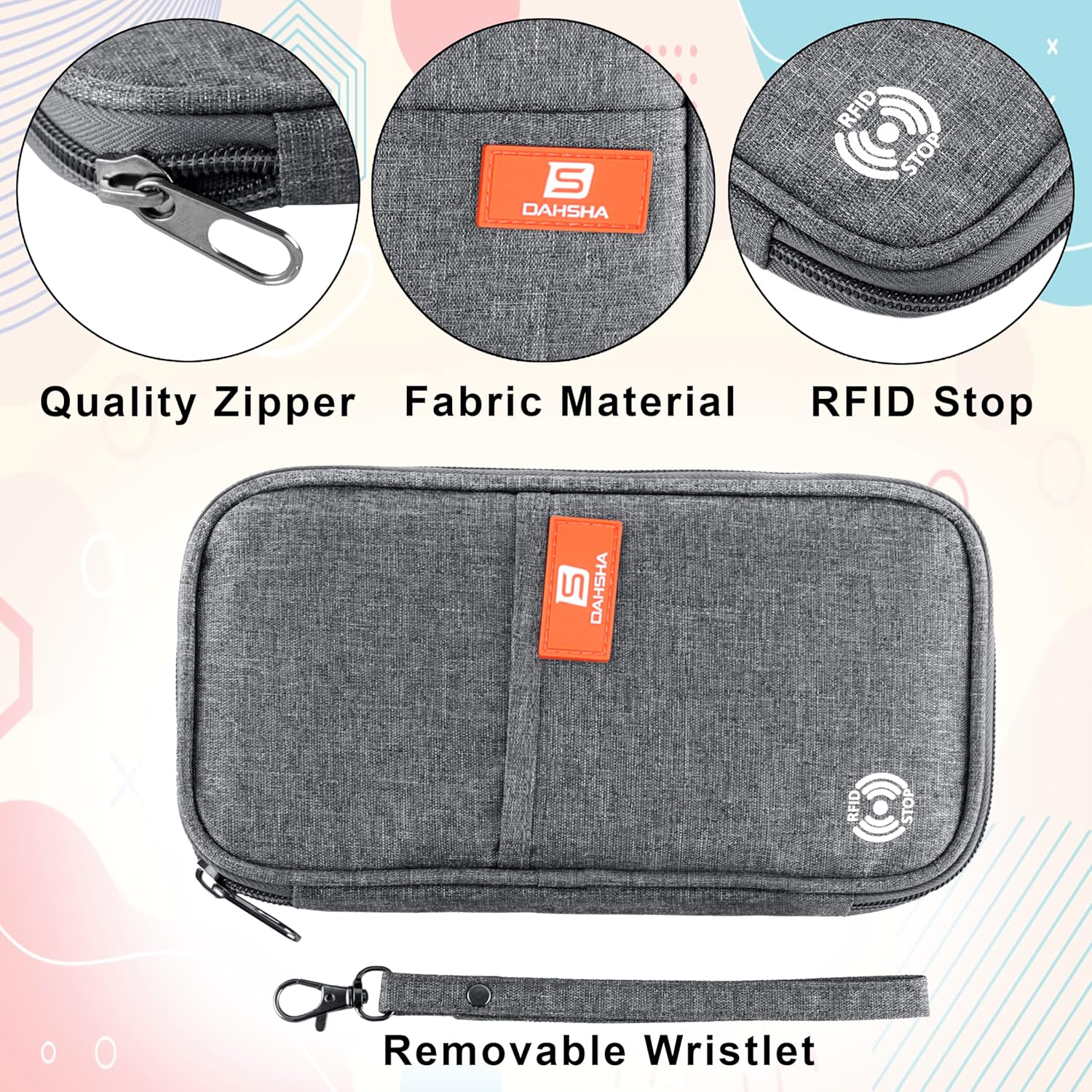 1737532439_DAHSHA-RFID-Travel-Family-Passport-Holder-Wallet-Organizer-for-Passport-Credit-Debit-Bank-Card-Boarding-Pass-with-Removable-Hand-Strap-for-Men-and-Women-Grey-13-x-3-x-23-Cm.jpg 1737532439 DAHSHA RFID Travel Family Passport Holder Wallet Organizer for Passport Credit Debit Bank Card Boarding Pass with Removable Hand Strap for Men and Women Grey 13 x 3 x 23 Cm