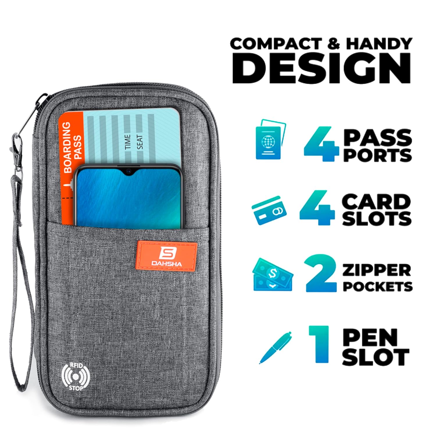 1737532446_DAHSHA-RFID-Travel-Family-Passport-Holder-Wallet-Organizer-for-Passport-Credit-Debit-Bank-Card-Boarding-Pass-with-Removable-Hand-Strap-for-Men-and-Women-Grey-13-x-3-x-23-Cm.jpg 1737532446 DAHSHA RFID Travel Family Passport Holder Wallet Organizer for Passport Credit Debit Bank Card Boarding Pass with Removable Hand Strap for Men and Women Grey 13 x 3 x 23 Cm