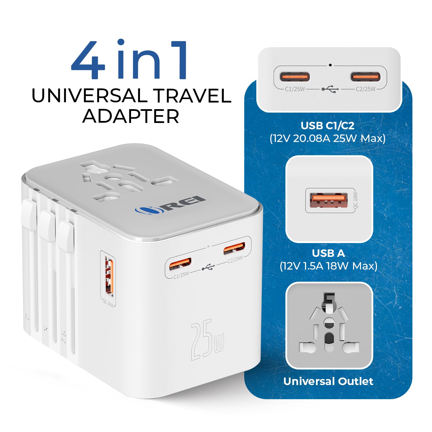 OREI-25Watt-Universal-Charger-Adapter-2X-USBC-1XUSB-A-4-in-1-International-Travel-Adapter-10-Years-Warranty-Universal-Travel-Adapter-Compatible-150-Countries-Type-C-A-G-I-Compatible.jpg OREI 25Watt Universal Charger Adapter 2X USBC 1XUSB A 4 in 1 International Travel Adapter 10 Years Warranty Universal Travel Adapter Compatible 150 Countries Type C A G I Compatible
