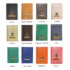1739267765 The Junket Personalized Passport Holder For Family Pu Leather Passport Cover With Customized Name Charm Handcrafted Unisex Gift For Travel Pack Of 3 Multicolor