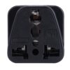 1739267913 MX Universal Travel Adapter Type D World USA UK China More to India 2 in 1 Conversion Plug for Home and Official use Black