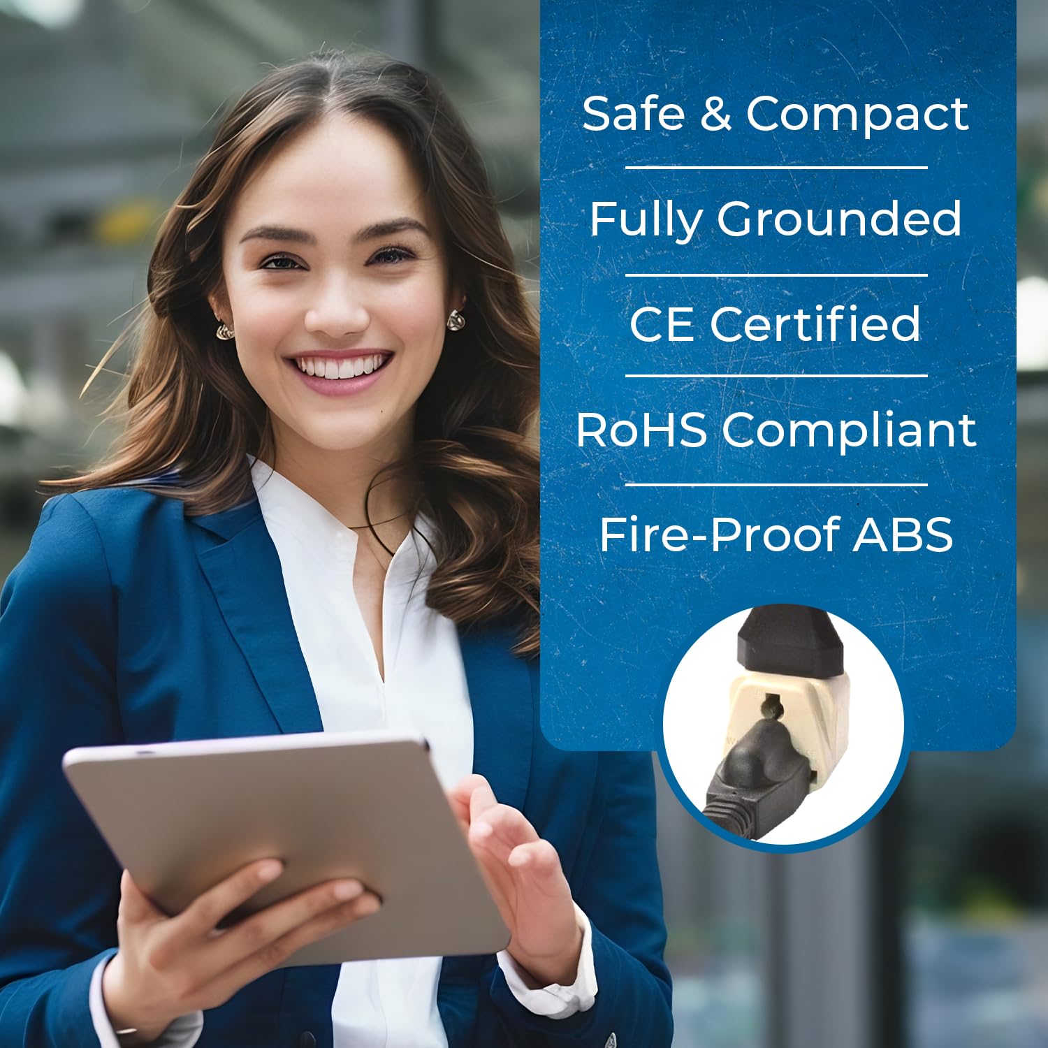 1739527410 Orei India Europe Adapter Schuko Plug Type EF India to Europe Adapter 2 in 1 Perfect for Laptop Camera Charger and More CE RoHS 4 Pack Beige 5 Years Warranty