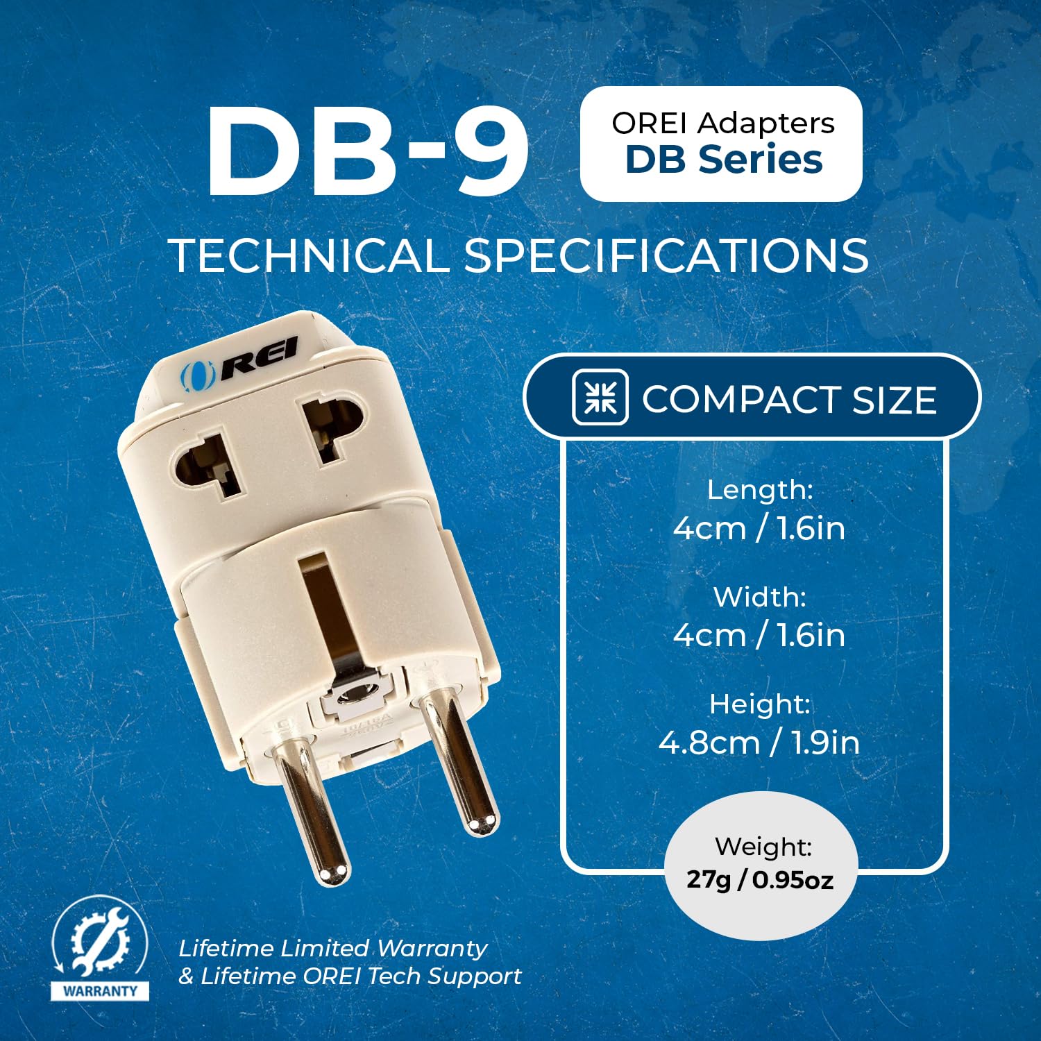 1739527412 Orei India Europe Adapter Schuko Plug Type EF India to Europe Adapter 2 in 1 Perfect for Laptop Camera Charger and More CE RoHS 4 Pack Beige 5 Years Warranty