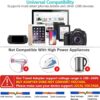 1740419955 Kienlix Universal Travel Adapter with Type C 3 in 1 Universal Adapter Plug Travel Essentials Accessories with 1 USB 1 USB C with 2.4A Travel Adaptor for Phone Laptop Mobile Tablet CUSB