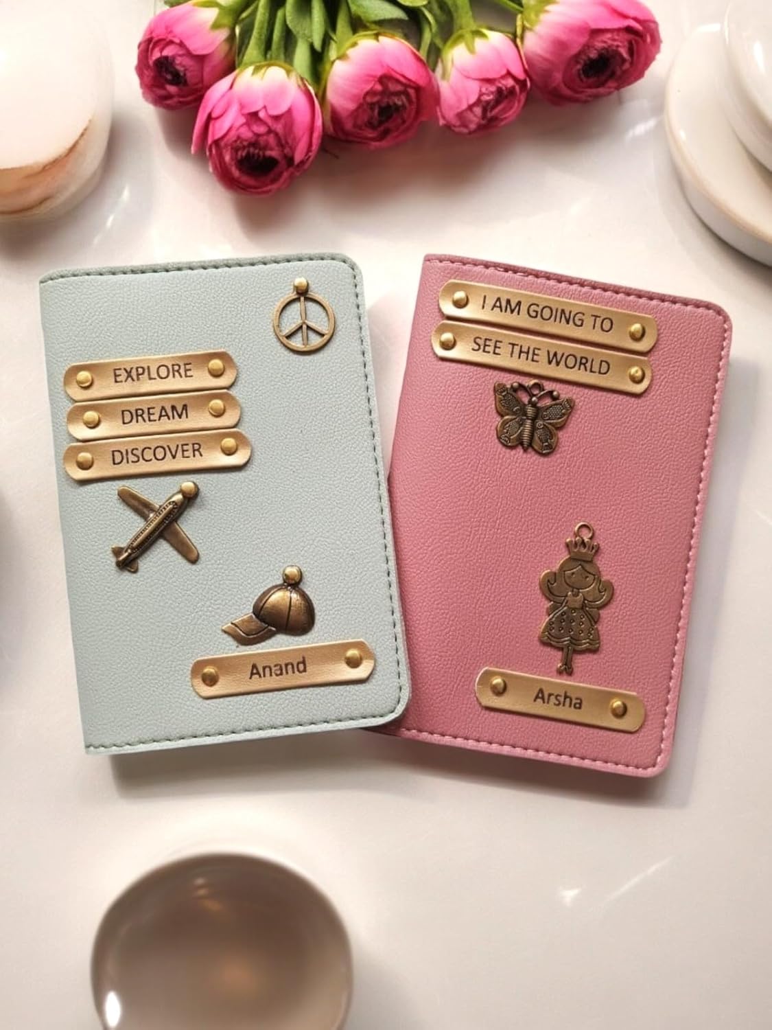 Customised-Caption-Passport-Cover-with-Name-and-Charm-Combo-Pack-2-in-one-Pack-passport-Holder-Stylist-Caption-Design-with-Name-and-Charm-Light-Greenish-Peach.jpg Customised Caption Passport Cover with Name and Charm Combo Pack 2 in one Pack passport Holder Stylist Caption Design with Name and Charm Light Greenish Peach