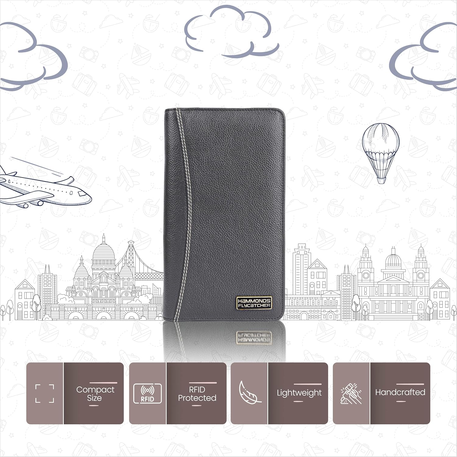 HAMMONDS-FLYCATCHER-Genuine-Leather-Passport-Cover-for-Men-Passport-Cover-for-Women-RFID-Passport-Holder-for-Men-Travel-Accessories-for-Men-Passport-Bag-for-Men-7-ATM-Card-Slots-Grey.jpg HAMMONDS FLYCATCHER Genuine Leather Passport Cover for Men Passport Cover for Women RFID Passport Holder for Men Travel Accessories for Men Passport Bag for Men 7 ATM Card Slots Grey