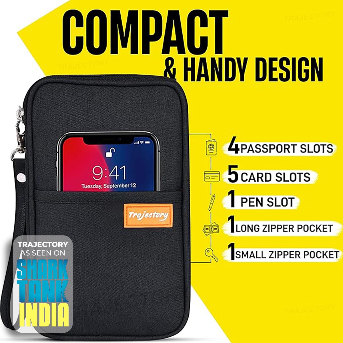 1741198031_Trajectory-Polyester-Travel-Passport-and-Card-Holder-and-Wallet-Organiser-Case-for-Daily-Use-and-International-Trip-for-Men-and-Women-in-Black.jpg 1741198031 Trajectory Polyester Travel Passport and Card Holder and Wallet Organiser Case for Daily Use and International Trip for Men and Women in Black