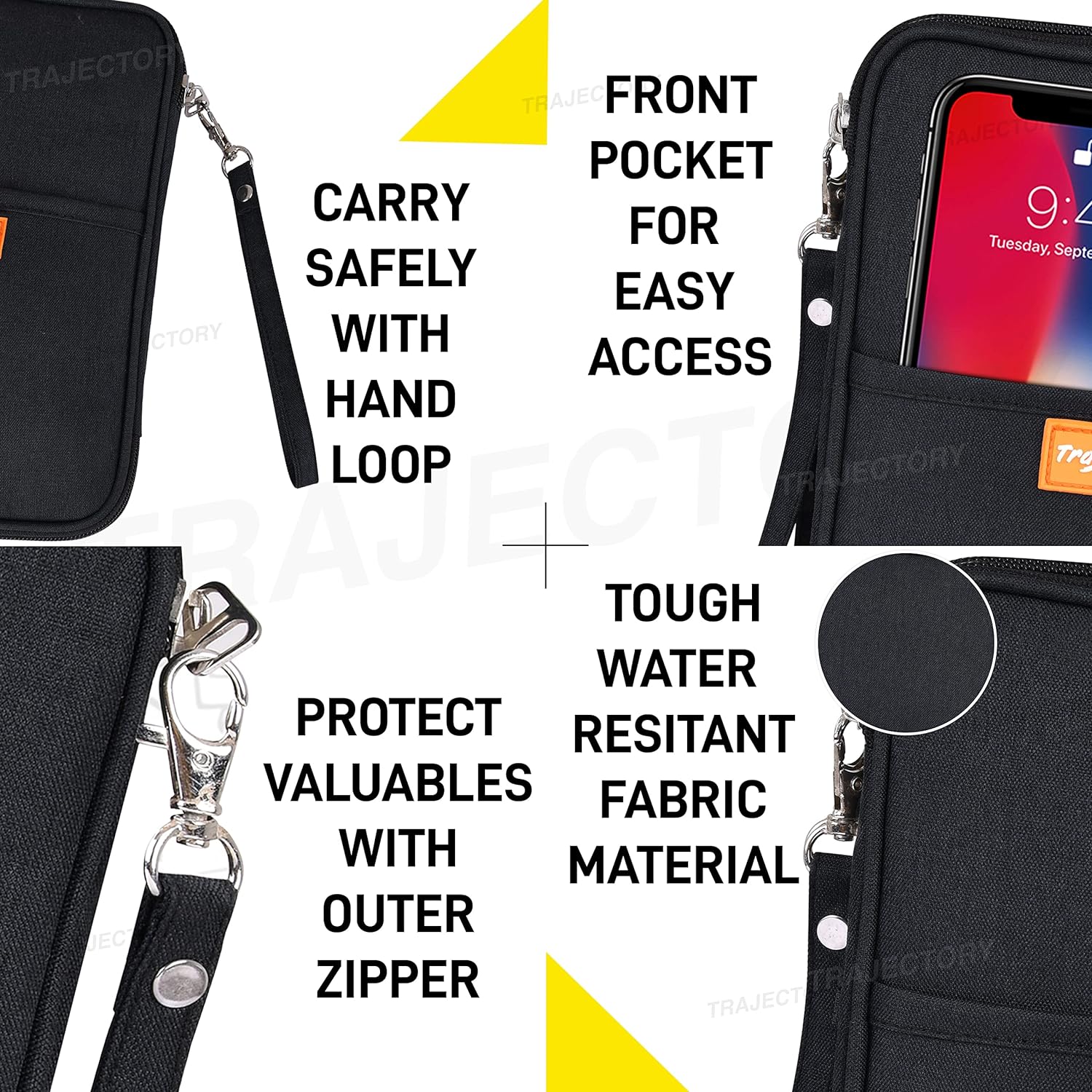 1741198035_Trajectory-Polyester-Travel-Passport-and-Card-Holder-and-Wallet-Organiser-Case-for-Daily-Use-and-International-Trip-for-Men-and-Women-in-Black.jpg 1741198035 Trajectory Polyester Travel Passport and Card Holder and Wallet Organiser Case for Daily Use and International Trip for Men and Women in Black