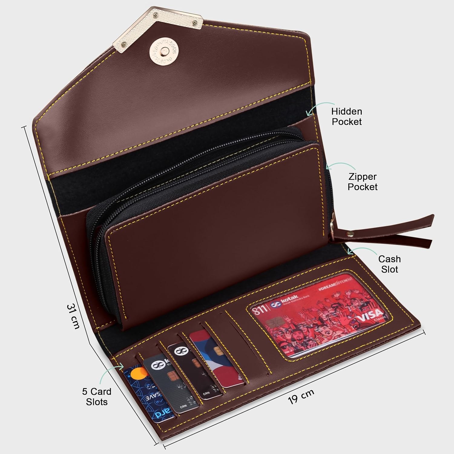 1741630497_The-Wallet-Store-Personalized-Leather-Clutch-Passport-Cover-Keychain-Eyewear-Combo-with-Name-Charms-Best-Gift-for-Wife-Girlfriend-Sister-Mother-Etc-Brown.jpg 1741630497 The Wallet Store Personalized Leather Clutch Passport Cover Keychain Eyewear Combo with Name Charms Best Gift for Wife Girlfriend Sister Mother Etc Brown