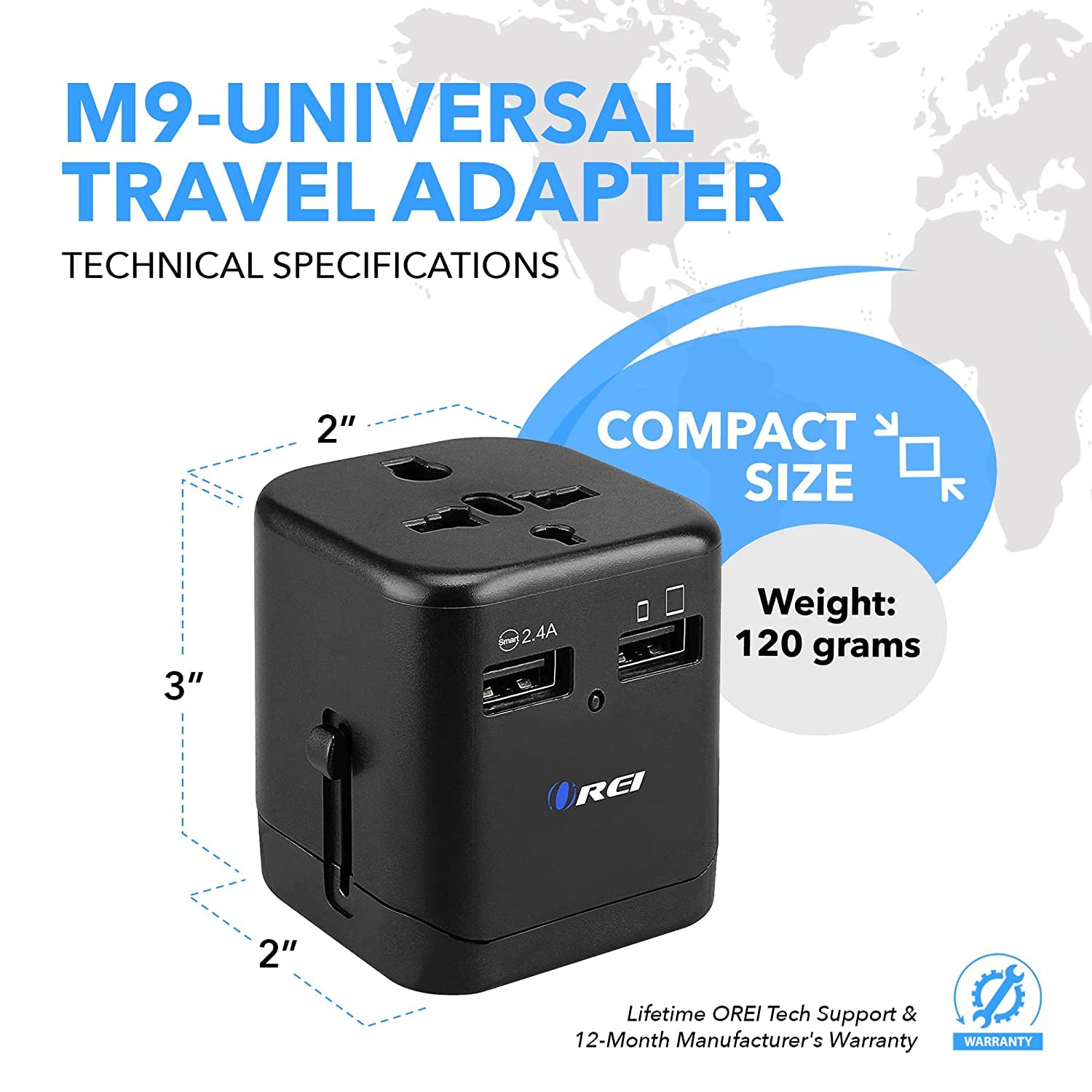 1742495376_Orei-Universal-Travel-Adapter-with-2-USB-Ports-2.4A-Smart-Plug-Charging-Multiplug-Socket-Power-Plug-for-Cell-Phones-Tablets-Camera-for-Travelers.jpg 1742495376 Orei Universal Travel Adapter with 2 USB Ports 2.4A Smart Plug Charging Multiplug Socket Power Plug for Cell Phones Tablets Camera for Travelers
