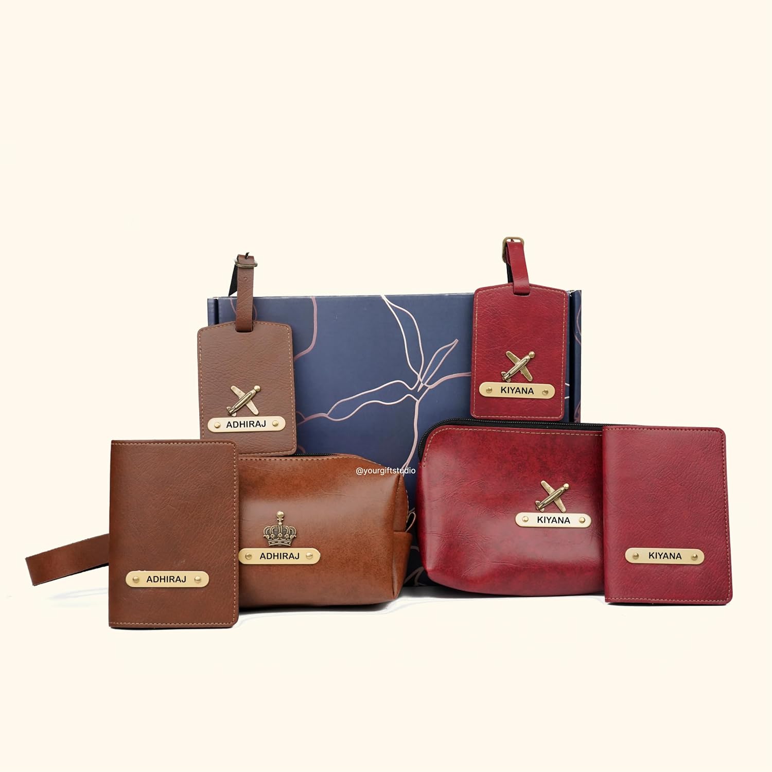 1743792717_YOUR-GIFT-STUDIO-Customized-Leather-Couple-Gift-Set-Passport-Cover-Travel-Pouch-and-Luggage-Tag-Personalized-Anniversary-Couple-Gift-Hamper-for-Wife-Husband-Boyfriend-Brown.jpg 1743792717 YOUR GIFT STUDIO Customized Leather Couple Gift Set Passport Cover Travel Pouch and Luggage Tag Personalized Anniversary Couple Gift Hamper for Wife Husband Boyfriend Brown