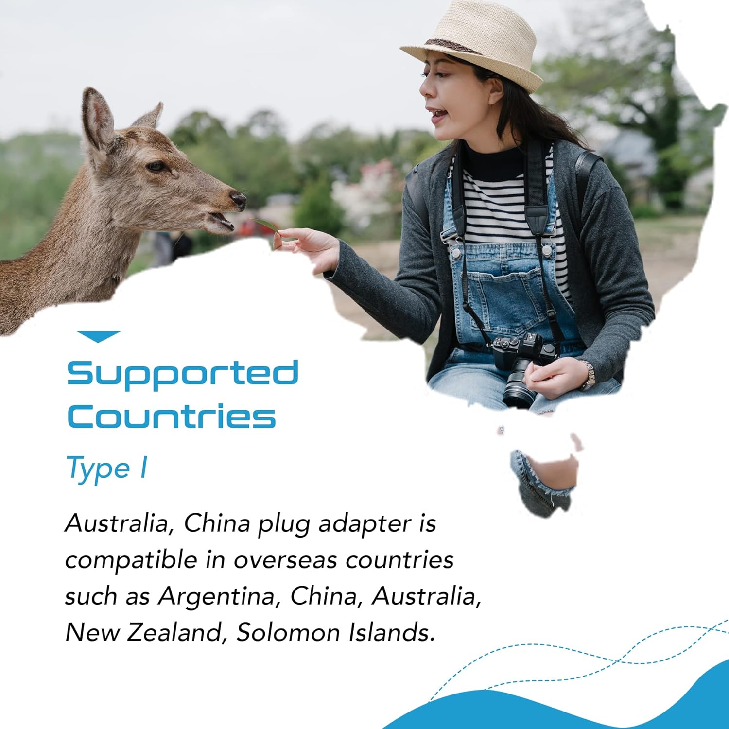 1743879227 Ceptics India to Australia Plug Converter – 2 in 1 China New Zealand Adapter Type I CE Certified RoHS Compliant – White 1 Pack Lifetime Limited Warranty