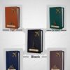 1744311653 Customised Leather Passport Cover with Personalised Name Charm for Men Women Tan Customised Passport Holder for Gift