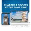 1744744302 OREI India to UAE Hong Kong Dubai UK Adapter Type G Plug Adapter 2 in 1 Perfect for Laptop Camera Chargers Travel Adapter UK CE RoHS Black 2 Pack 5 Years Warranty