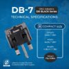 1744744312 OREI India to UAE Hong Kong Dubai UK Adapter Type G Plug Adapter 2 in 1 Perfect for Laptop Camera Chargers Travel Adapter UK CE RoHS Black 2 Pack 5 Years Warranty