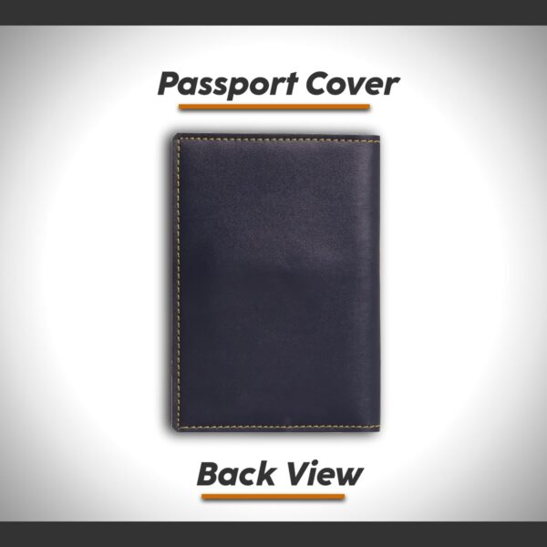 1745090140 Customised Passport Cover Holder Personalised Name Charm Leather Passport Cover Holder for Men Women Blue Customised Passport Holder for Gift