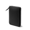 1745176609 DailyObjects Check in Travel Passport Wallet Cover for Men and Women Passport Cover with Zip Around Closure Made of Vegan Leather Passport Holder with Credit Debit Card Slots Black