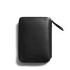 1745176611 DailyObjects Check in Travel Passport Wallet Cover for Men and Women Passport Cover with Zip Around Closure Made of Vegan Leather Passport Holder with Credit Debit Card Slots Black