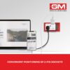 1745176683 GM 3019 3 Pin Universal Multi Plug Travel Adaptor with 6 AMP for Home Applications Computers Laptops