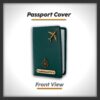 1745263065 The Unique Gift Studio Customised Passport Cover Holder Personalised Name Charm Leather Passport Cover Holder For Men Women Customised Passport Holder For Gift Tan