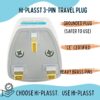 1745522691 Type G Plug Adapter UK Converter 3pcs India to UK Plug Adaptor for Hong Kong UAE Dubai Singapore England Universal Travel Adapter Power Plug Pack of 3