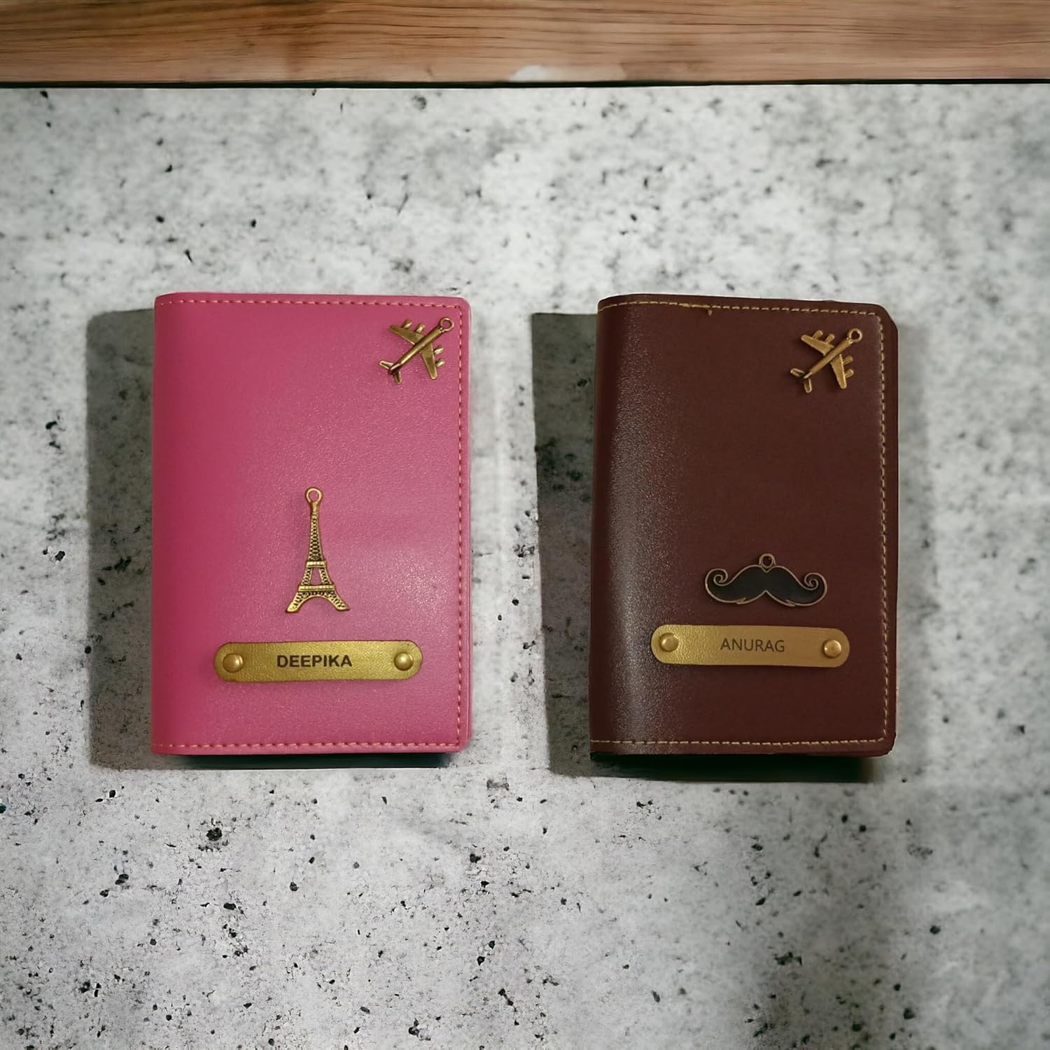 1745609033_Gift-dedo-Leather-Passport-Cover-Cover-Holder-for-Men-Women-Customised-Passport-Holder-for-Gift-Travel-Wallet-Organiser-Document-Holder-Pink-and-Brown.jpg 1745609033 Gift dedo Leather Passport Cover Cover Holder for Men Women Customised Passport Holder for Gift Travel Wallet Organiser Document Holder Pink and Brown