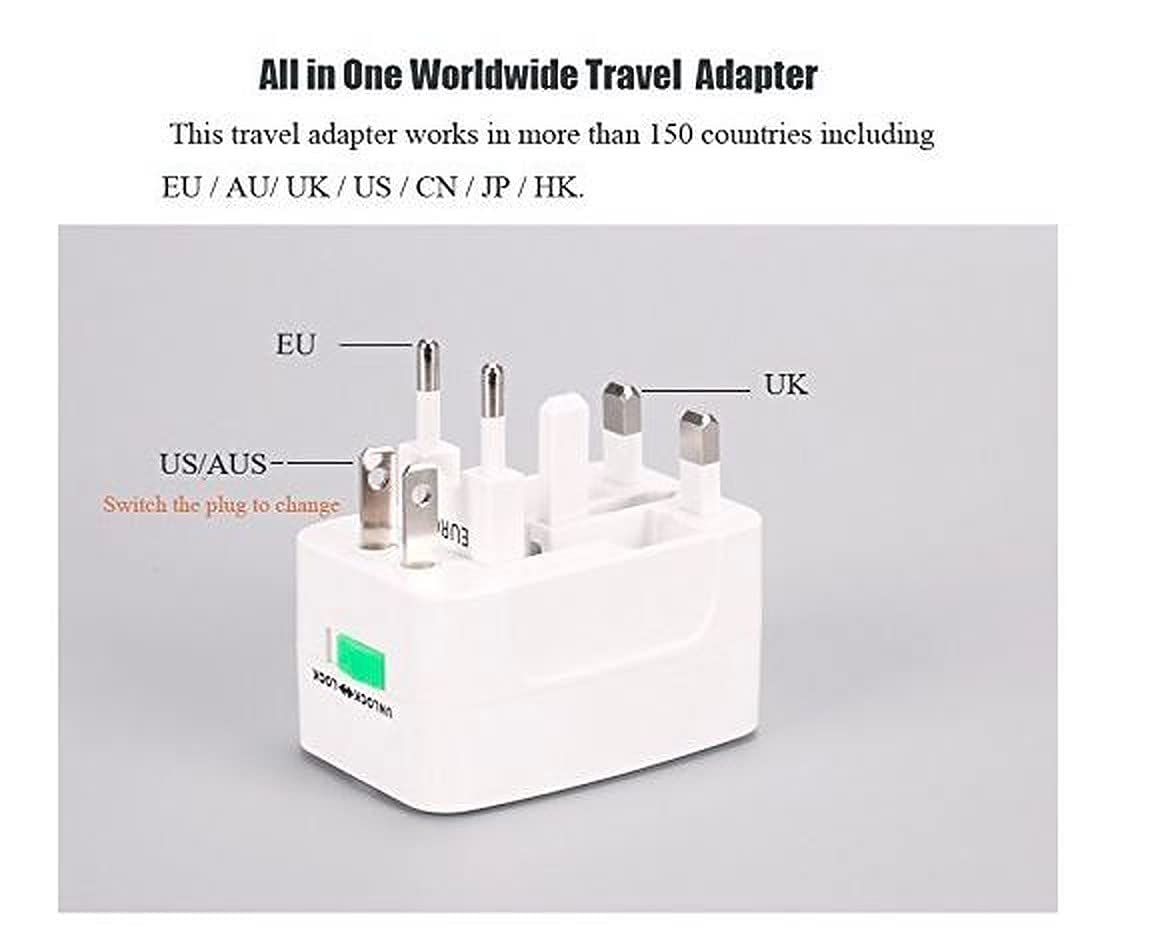 1745609128 Universal Travel AdapterInternational Adapter All in one Adapter Plug for Phone Laptop CameraTravel Adapter Worldwide 1 Piece