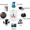 1745609130 Universal Travel AdapterInternational Adapter All in one Adapter Plug for Phone Laptop CameraTravel Adapter Worldwide 1 Piece