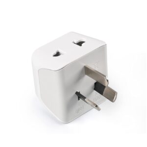 Ceptics India to Australia Plug Converter – 2 in 1 China, New Zealand Adapter - Type I - CE Certified - RoHS Compliant – White - 1 Pack - Lifetime Limited Warranty