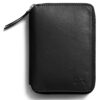 DailyObjects Check-in Travel Passport Wallet Cover for Men and Women | Passport Cover with Zip Around Closure Made of Vegan Leather | Passport Holder with Credit Debit Card Slots - Black