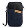 ELMIRA Passport Holder for Family, Men, and Women - Travel ELMIRA Passport Holder for Family, Men, and Women - Travel Organizer Passports Cover for 4, Compartment for Boarding Pass, Bank & SIM Cards, Mobile, Key, Pen Etc (Blue-Black)