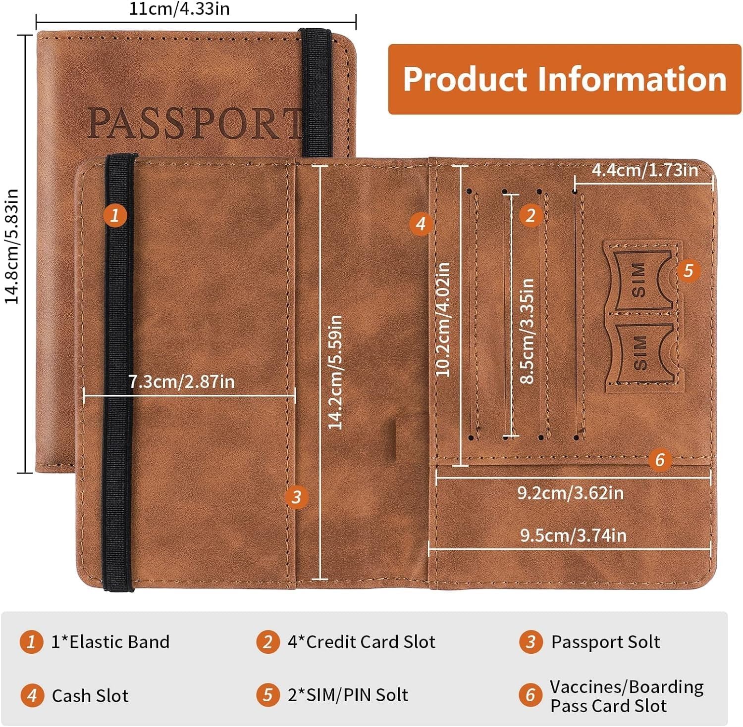 Moxtiza-Passport-Holder-Cover-Travel-Wallet-Organizer-Passport-Case-with-PU-Leather-Travel-Document-Holder-for-Men-Women-Travel-Accessories-Brown.jpg Moxtiza Passport Holder Cover Travel Wallet Organizer Passport Case with PU Leather Travel Document Holder for Men Women Travel Accessories Brown