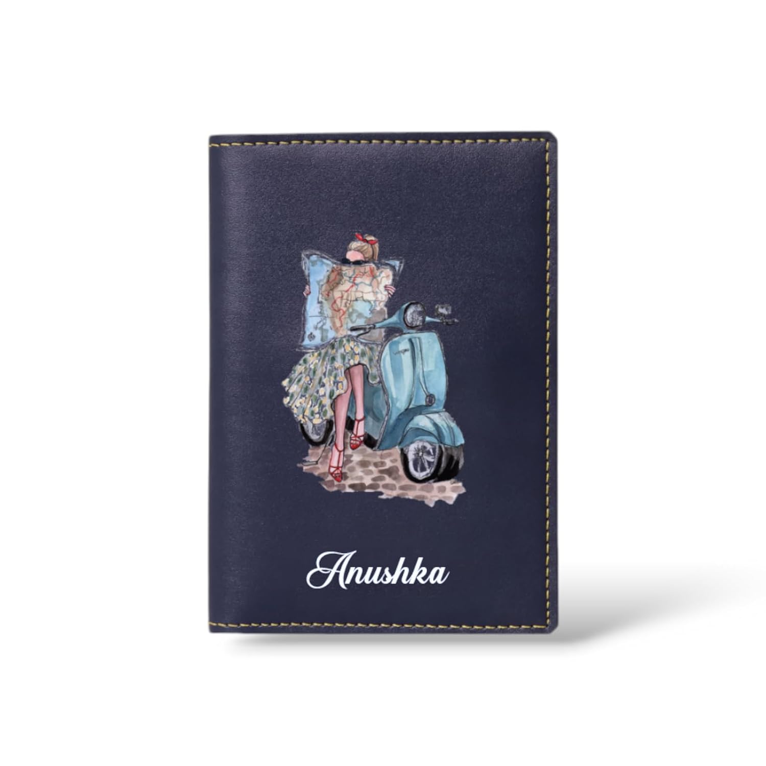 Thebaegift-Unisex-Passport-Cover-for-Men-Women-Printed-Classy-Stylish-Vegan-Leather-Passport-Cover-for-Travel-Navy-Blue.jpg Thebaegift Unisex Passport Cover for Men Women Printed Classy Stylish Vegan Leather Passport Cover for Travel Navy Blue
