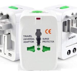 Universal Travel Adapter,International Adapter All in one Adapter Plug for Phone, Laptop, Camera,Travel Adapter Worldwide, 1 Piece