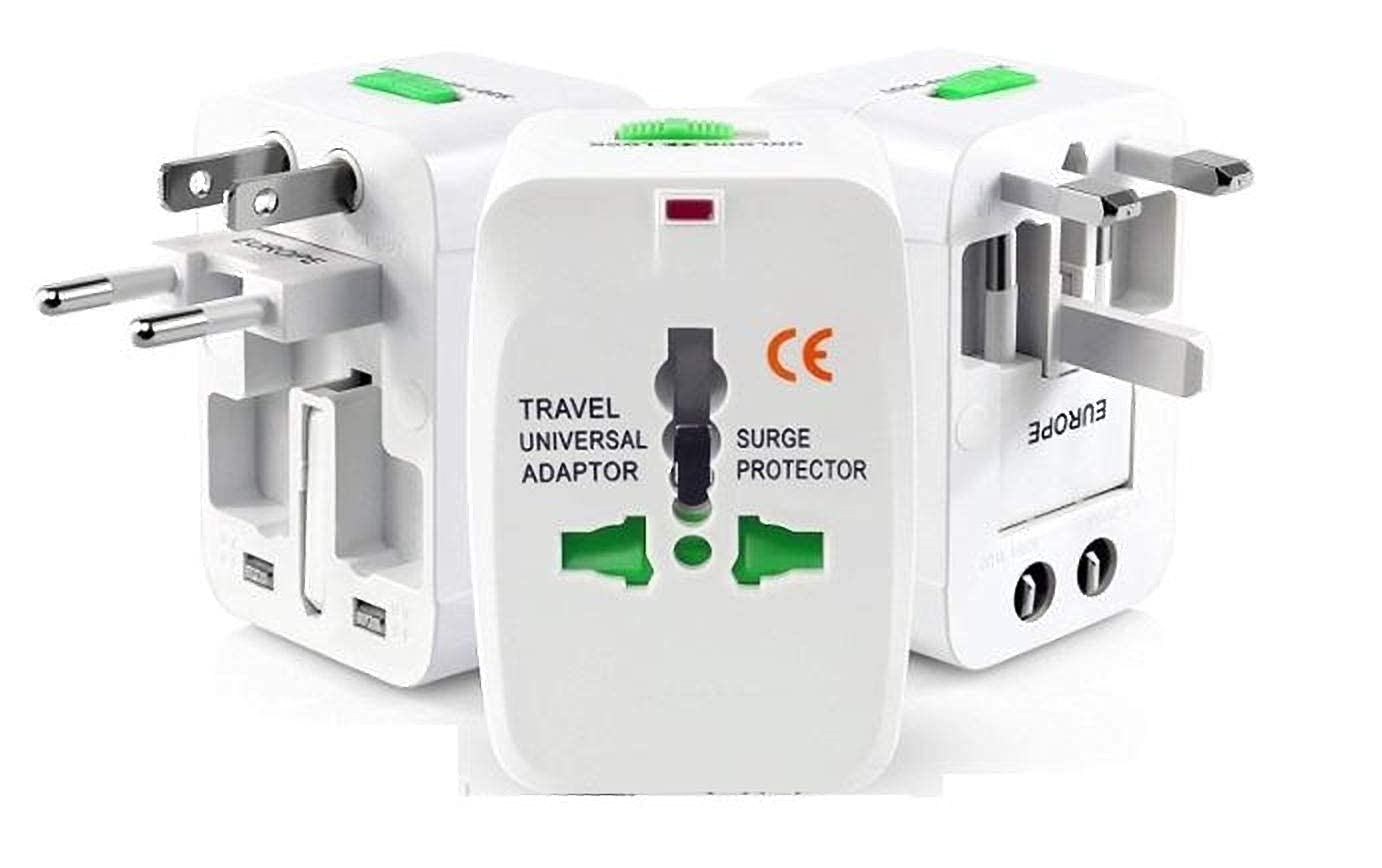 Universal Travel Adapter,International Adapter All in one Adapter Plug for Phone, Laptop, Camera,Travel Adapter Worldwide, 1 Piece
